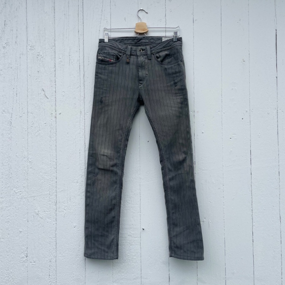 DIESEL Thanaz Skinny Jeans | Men’s W26 L32 | Slim Fit | Grey | Wash 0804M